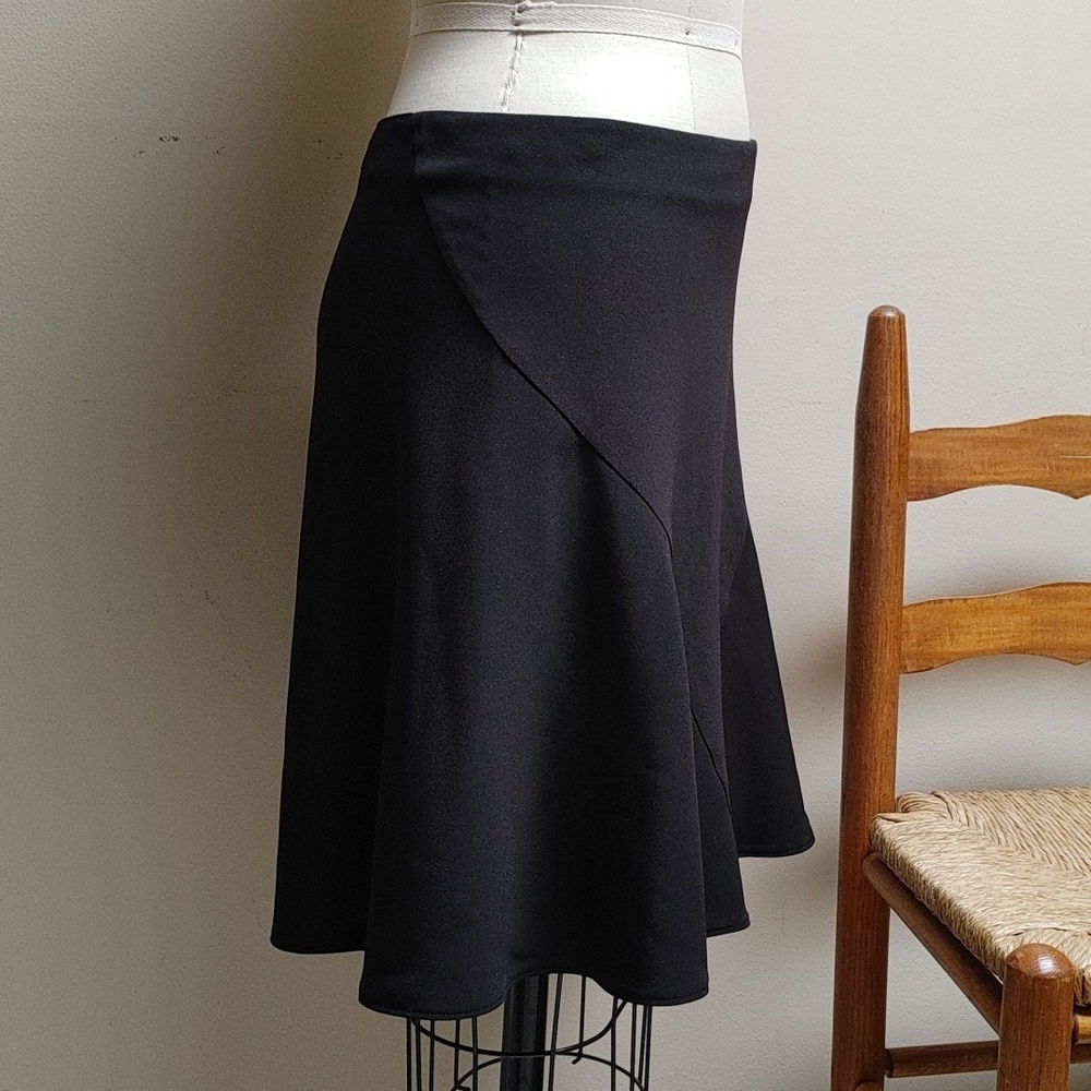 Stella McCartney Black Flare Knit Skirt. sz 42 - Picture 4 of 12